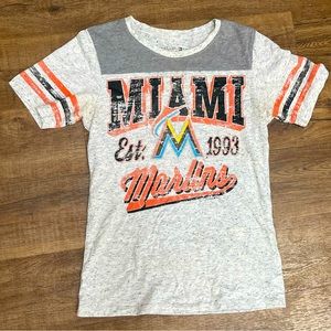 Miami Marlins Baseball T Shirt by New Era